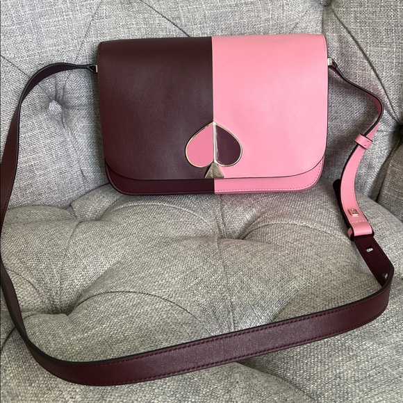 Kate Spade Pink and Brown Women's Bag NWOT - Picture 3 of 12